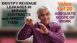 Revenue Leakages (1 of 20) | Outsourcing Work Contract | Adequate Scope of Work