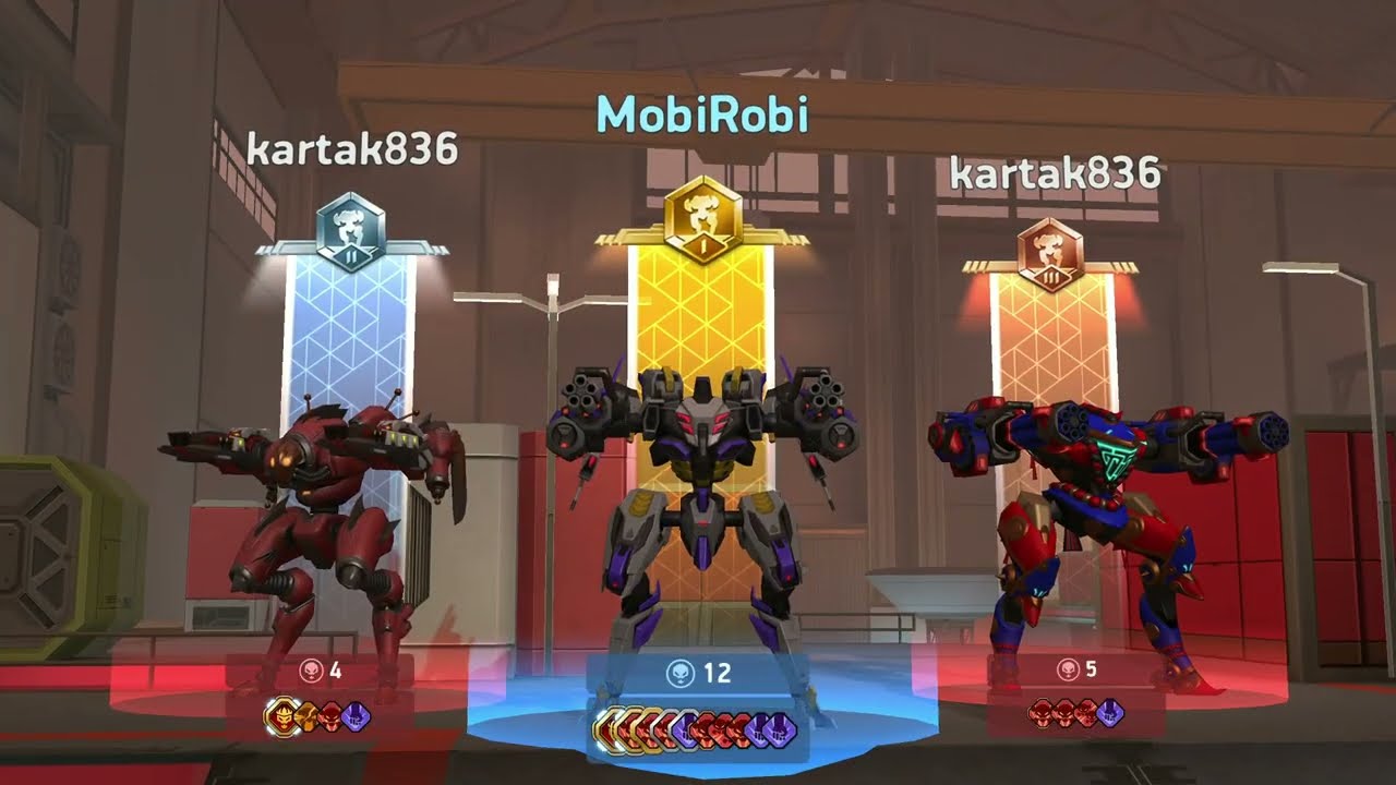 Fight in full | Mech Arena | Eclipse with Minigun 12 | Red Shift Tournament Free-For-All Domination