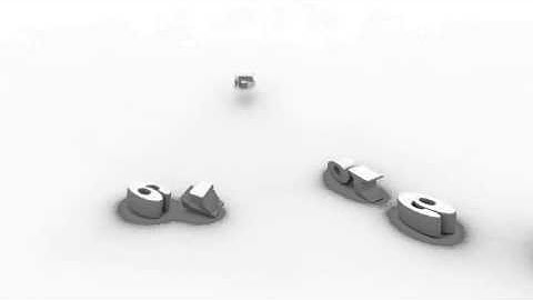 3D animated countdown   Falling numbers   1080p