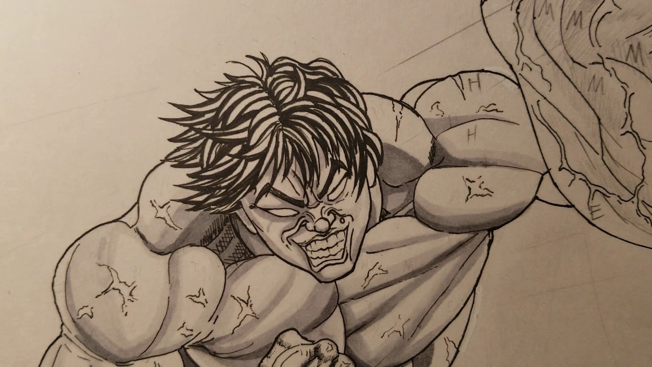 Baki Hanma vs Biscuit Oliva part 8. (Fan art) YouTube
