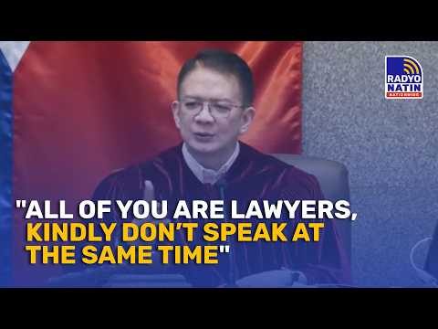 Escudero, pinagsabihan ang mga counsel na huwag magsalita nang sabay-sabay | Impeachment Trial