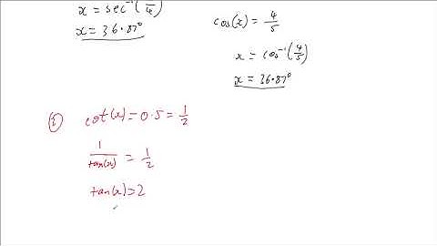Solving Reciprocal Trigonometric Equations