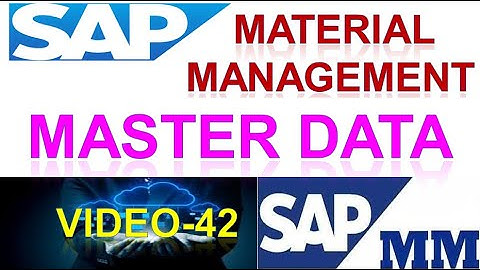 How Configure Master Data in Material Management | Material Management master data | DK TECHNOLOGIES