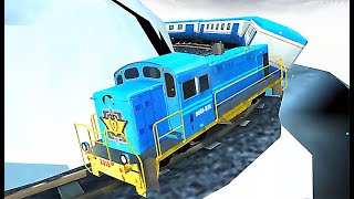 Euro Train Hill Climb Simulator : Mountain Train - Level 9 screenshot 3