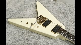 Rare vintage 80's madeFernandes The Functon FlyingV BSV-80J w/case