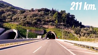 DRIVING Greece Motorway ASMR [Athens to Patras 4K]