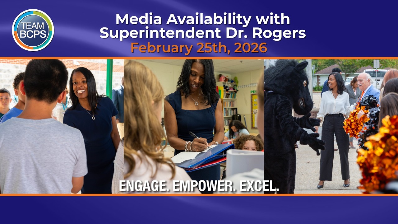 Media Availabilitiy with Superintendent Dr. Rogers - 2/25/26