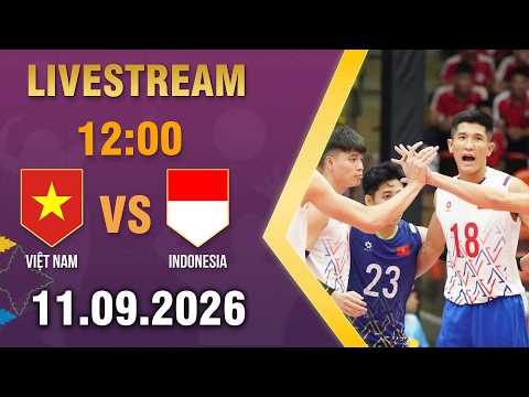 🔴 FULL MATCH | VIETNAM vs INDONESIA | Men’s Volleyball Rivals Battle for Supremacy