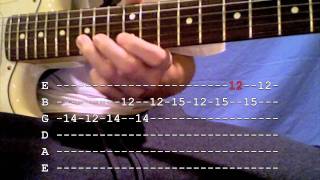 Video thumbnail of "Guitar Lesson - How to Play the "Good Times Bad Times" Solo - With Tabs"
