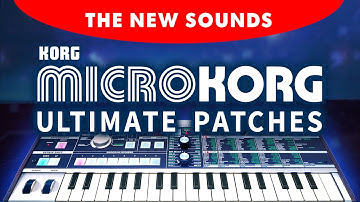 KORG MICROKORG PATCHES: The 300 New Presets [Sounds Demonstration]