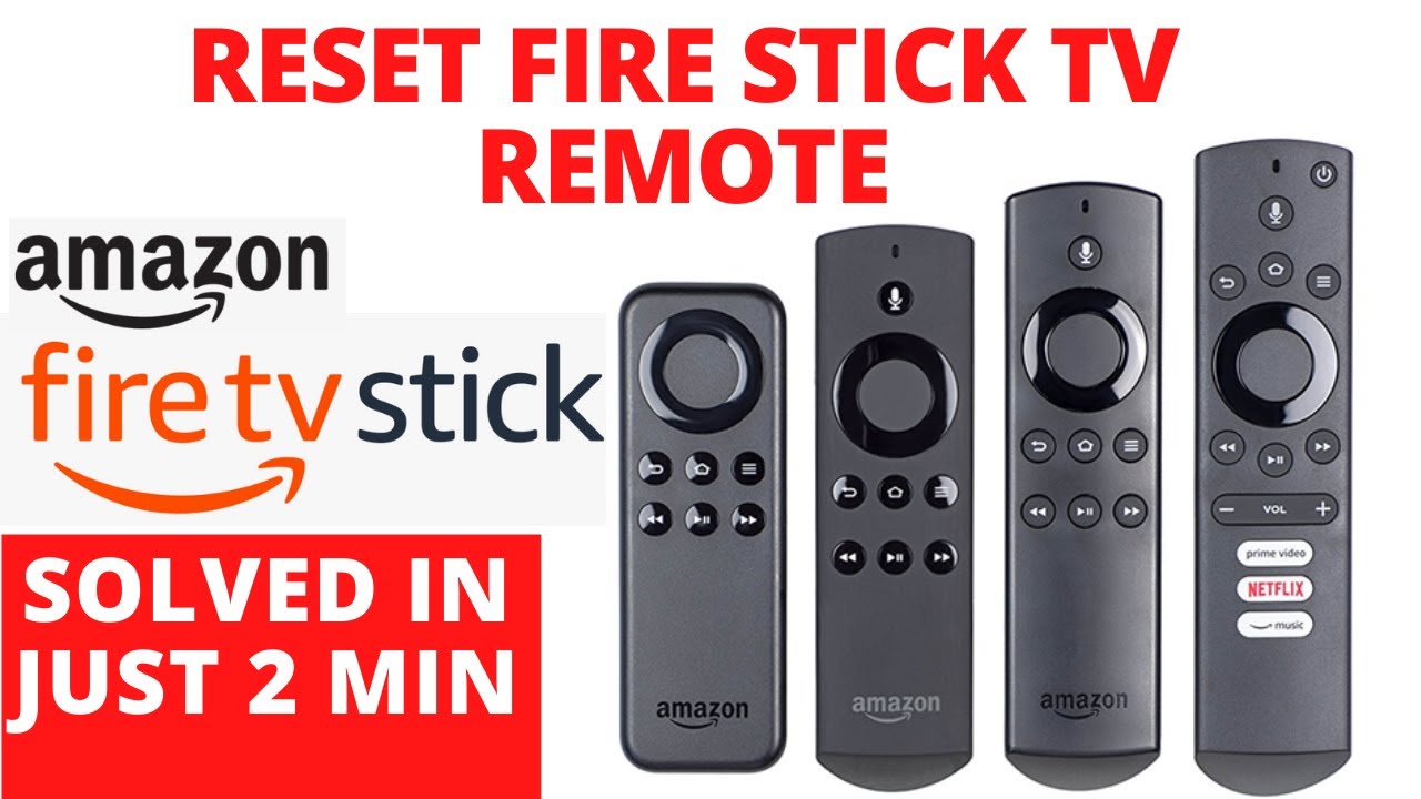 How to Reset Amazon Fire Stick TV Remote Fire Stick