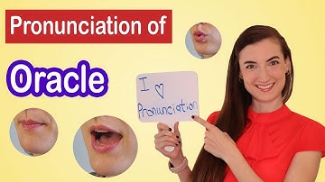 How to pronounce Oracle, American English Pronunciation Lesson
