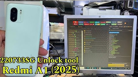 Redmi A1 220733SG Frp bypass Unlock tool Android 12 2025