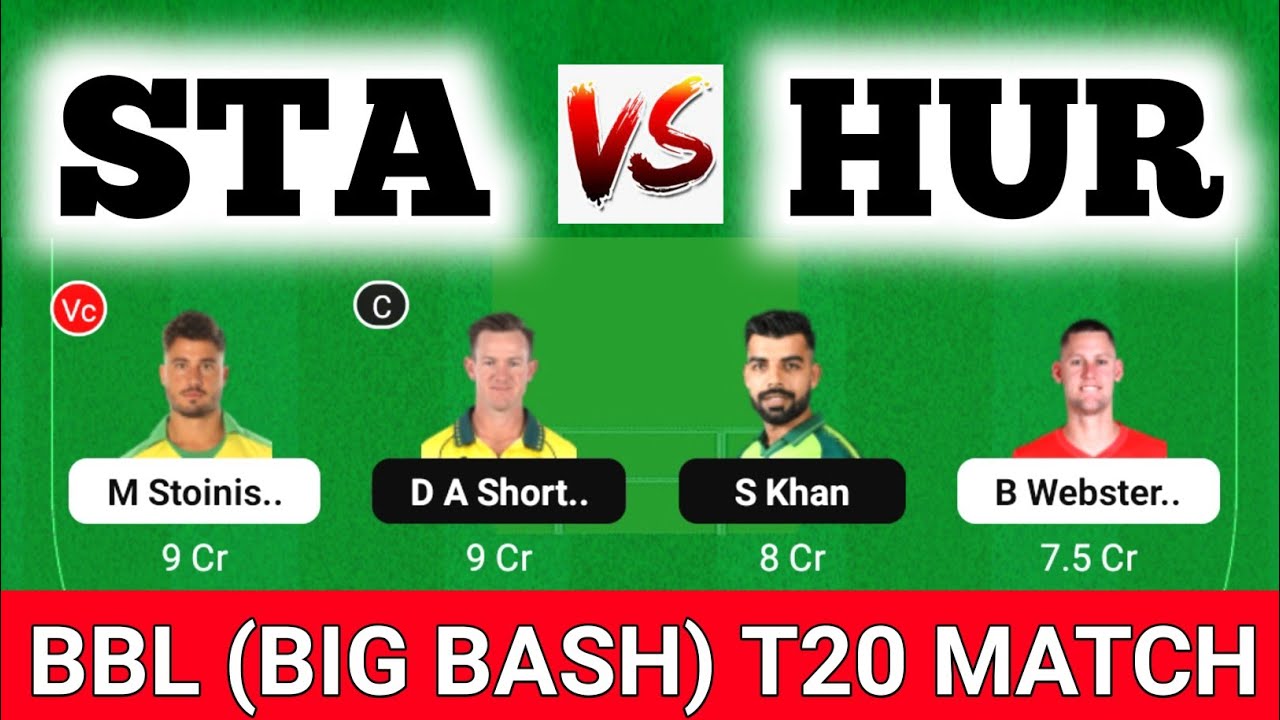 STA Vs HUR Dream11 Prediction HUR Vs STA Dream11 Melbourne Stars Vs sta-vs-hur-dream11-prediction-hur-vs-sta-dream11-melbourne-stars-vs
