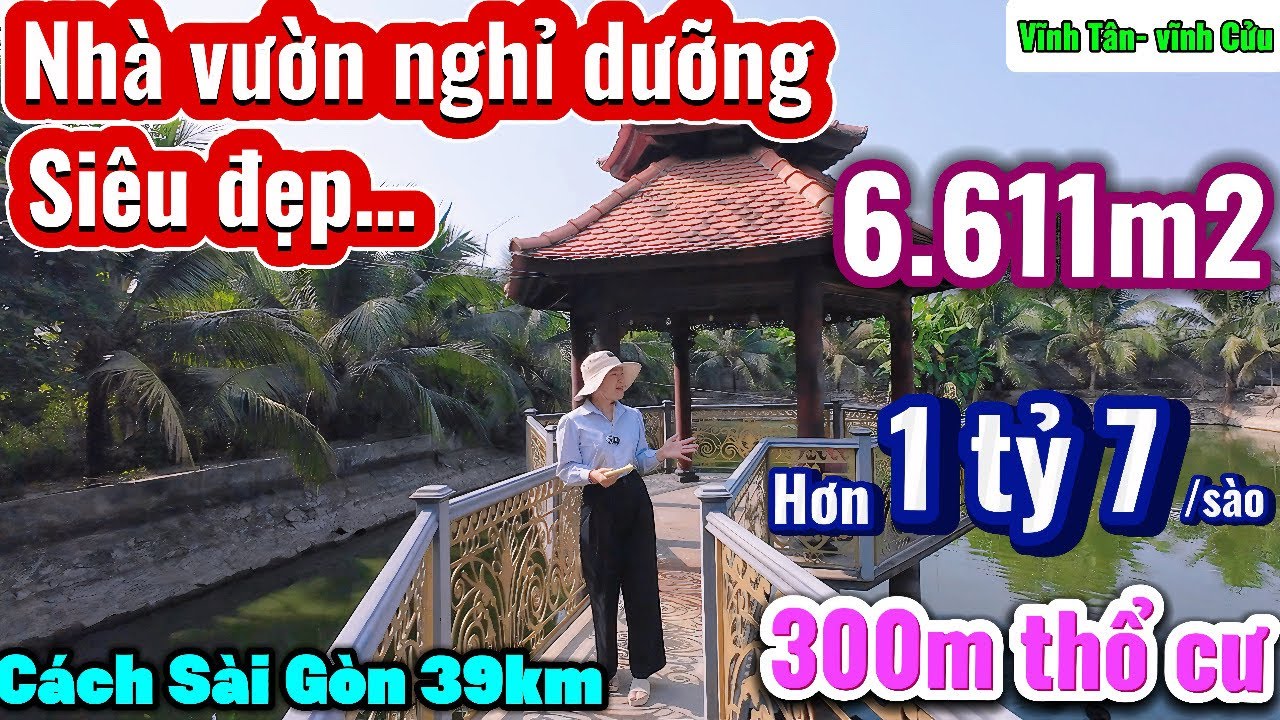 Nhà đất đồng nai, nhà vườn nghỉ dưỡng đẹp mê thổ cư 300m cách biên hòa 18km quá tiện luôn !!!