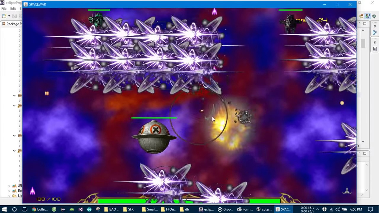 game java demo space shooter - YouTube