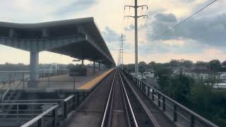 LIRR M3 Front Window Ride Onboard Train 177 from Babylon to Penn Station (Express Run)
