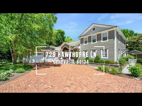 729 Hawthorne Ln, Geneva, IL home video tour