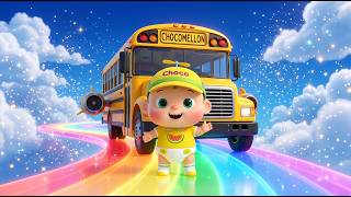 Magic Rainbow Day! 🌈🚍 | Learn Colors Song | Chocomellon Nursery Rhymes