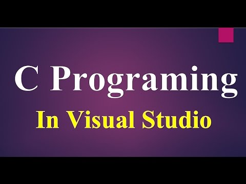 how to run c program in visual studio - c programming tutorial - YouTube