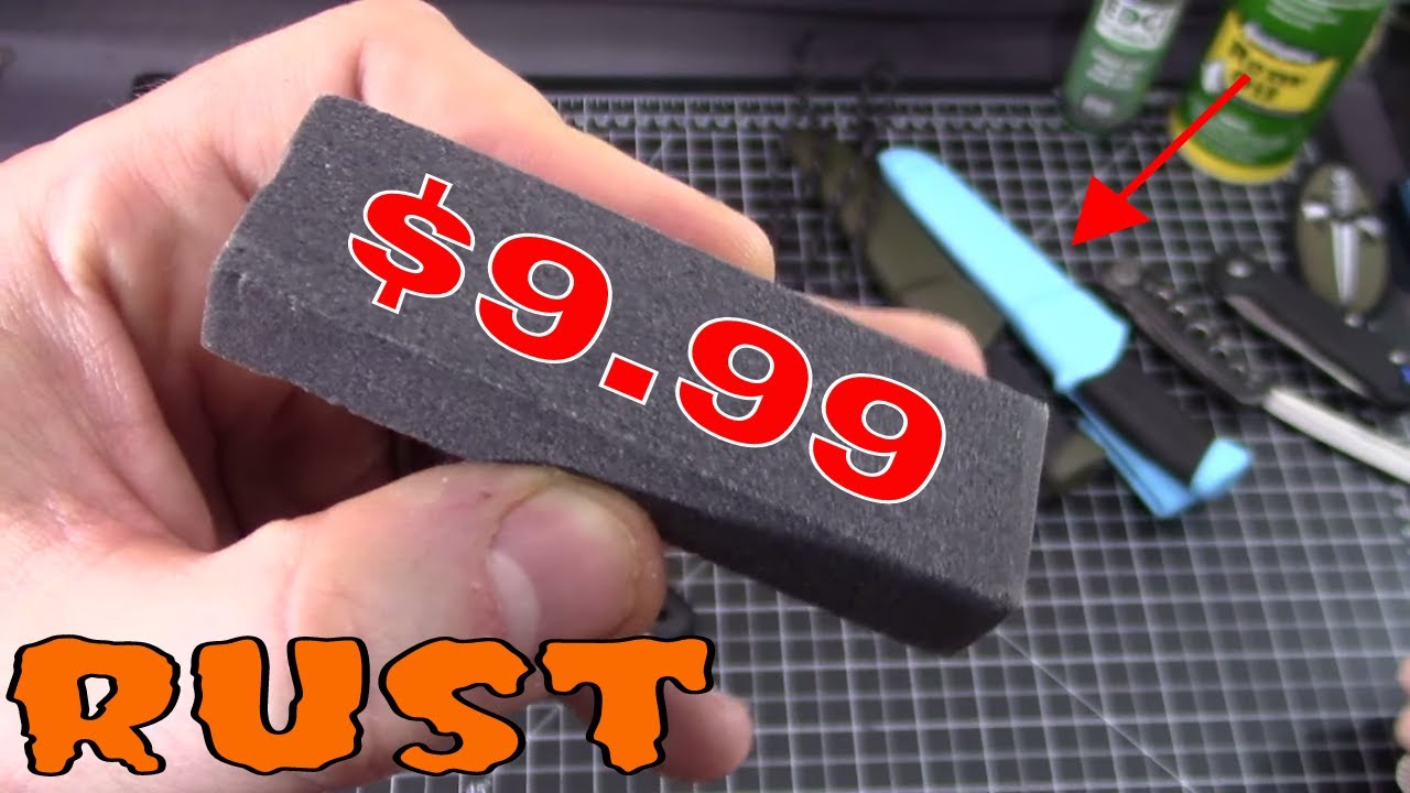 Rust Eraser - Knife and metal rust remover 