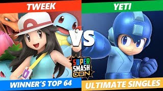 SSC 2019 SSBU - DB Yeti (Mega Man) VS TSM Tweek (Trainer) Smash Ultimate Winner's Top 64