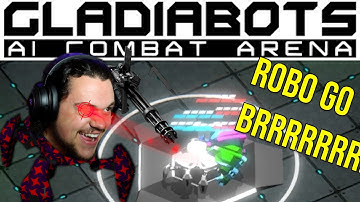 GLADIATOR ROBOTS??? | Gladiabots AI combat arena