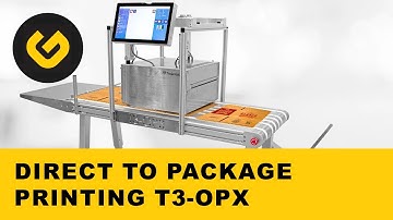 Direct to Package Printing T3-OPX