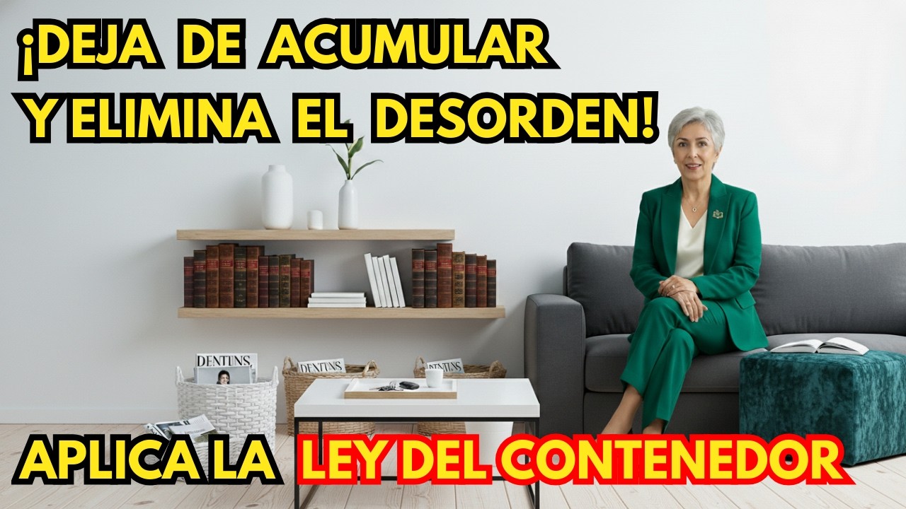 ¡Deja de comprar cajas! Esta ley es la que realmente organiza tu casa