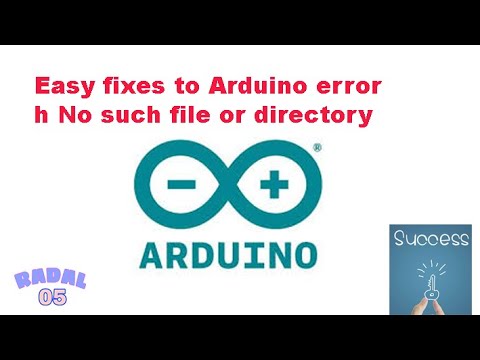 Cara Mudah Mengatasi  Arduino error h: No such file or directory