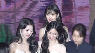 아이유 IU - 백상예술대상 수상자 단체사진 직캠