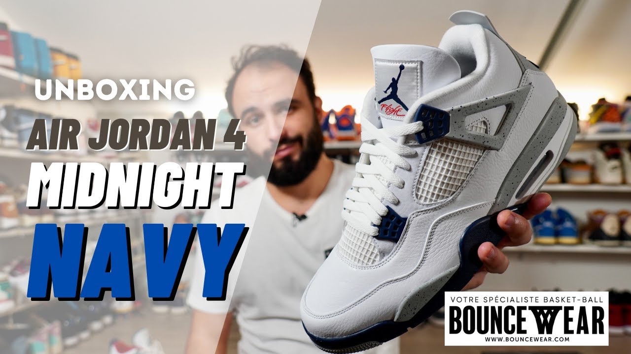 Air Jordan 4 Midnight Navy - Le Site de la Sneaker