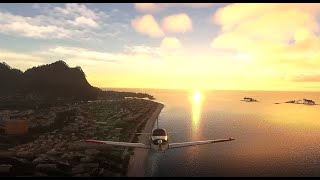 Flight Simulator 2020 Update 5 played on ShadowPc 1440p Medium settings