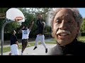 Disguised OLD MAN Schools teens in Basketball!
