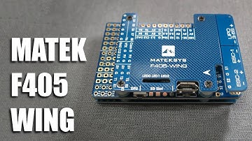 Matek F405 Wing -  FCB for planes - Awesome!