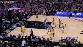 Lonzo Ball Clutch Back to Back 3s vs Spurs | Lakers vs Spurs