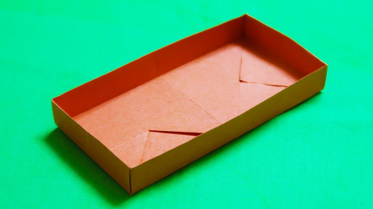 How To Make A Paper Box Rectangular Paper Box Easy Tutorial