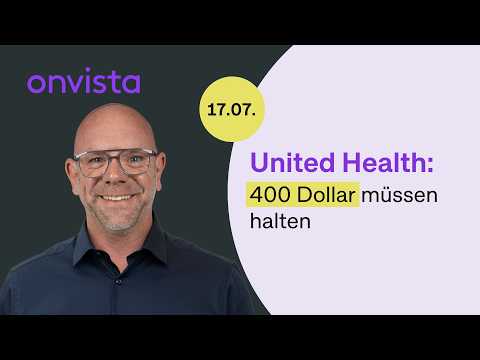 Starke Zahlen reichen bei Unitedhealth noch nicht aus