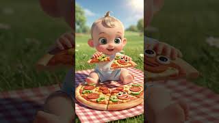 🌽🍅 Baby's Pizza Party in the Park! | Happy Kids Video