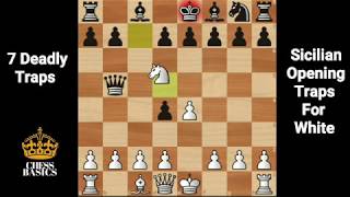 WOW Trap the Queen in Sicilian Defense ⚡Armadilha para a Dama na Defesa  Siciliana variante Najdorf 