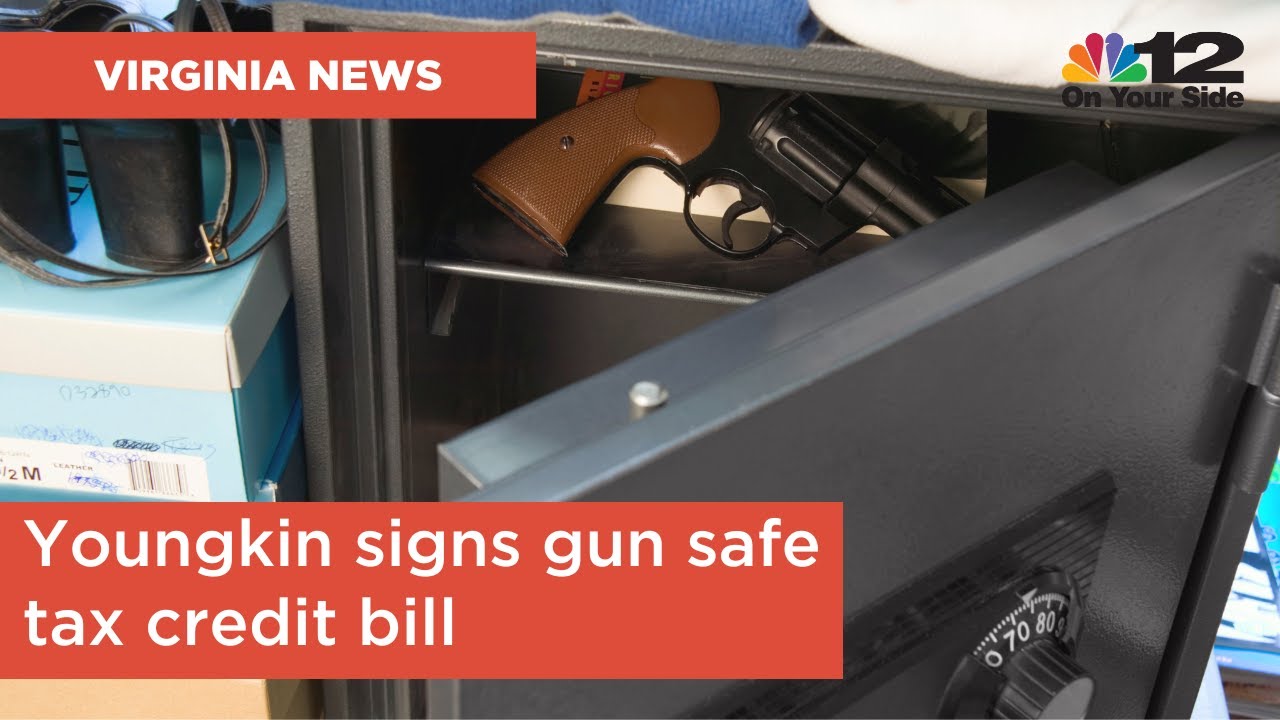Youngkin signs gun safe tax credit bill, garners support from both