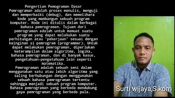 Part 1 Pemrograman Dasar