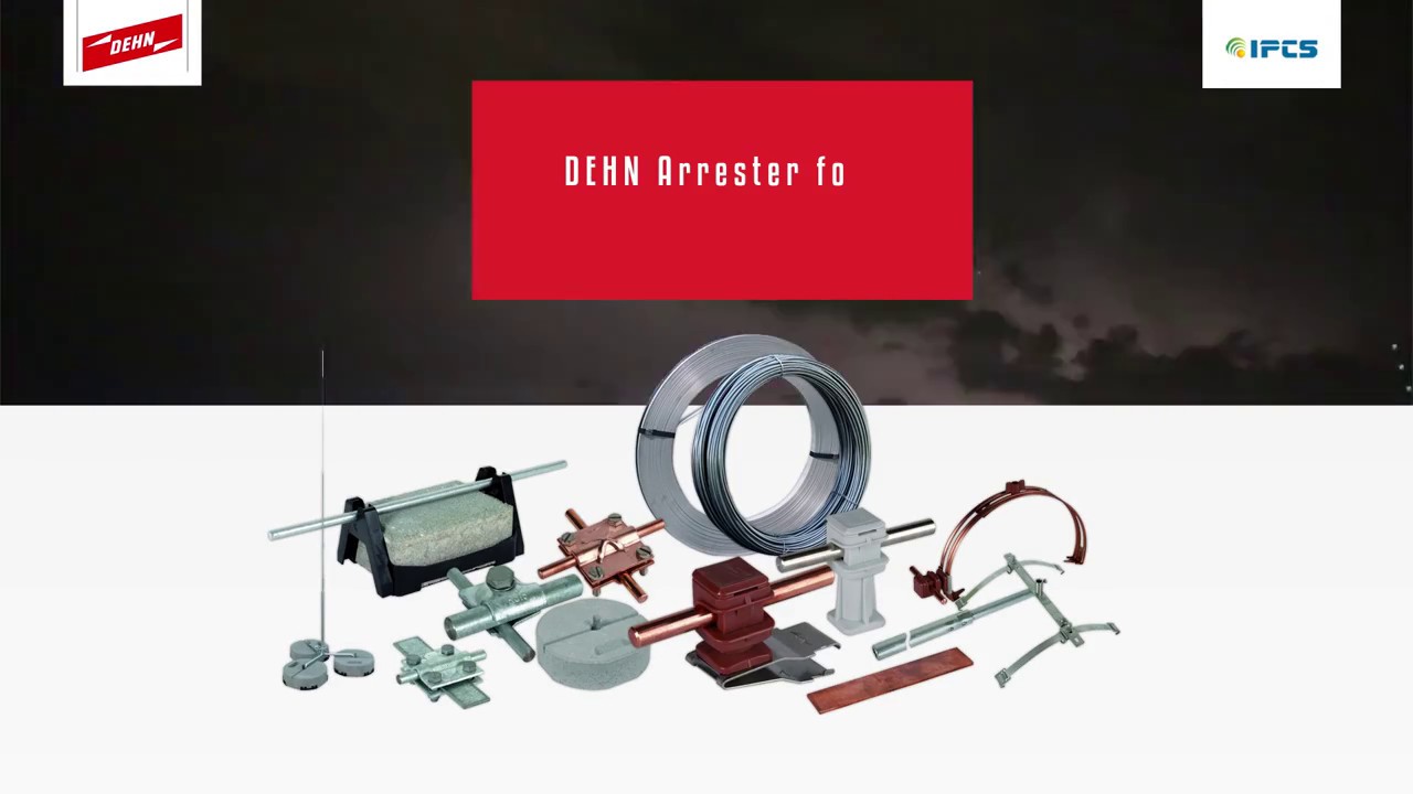 Dehn Lightning and Surge arrester kerala Lightning Protection YouTube