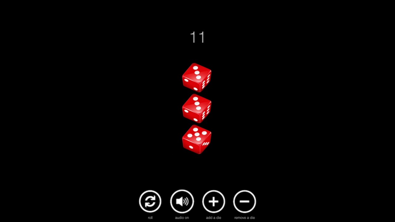 Virtual dice. Virtual dice