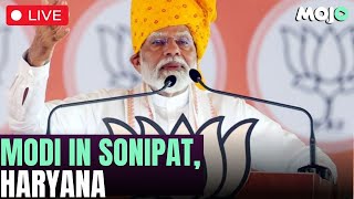 LIVE | PM Modi addresses public meeting in Sonipat, Haryana