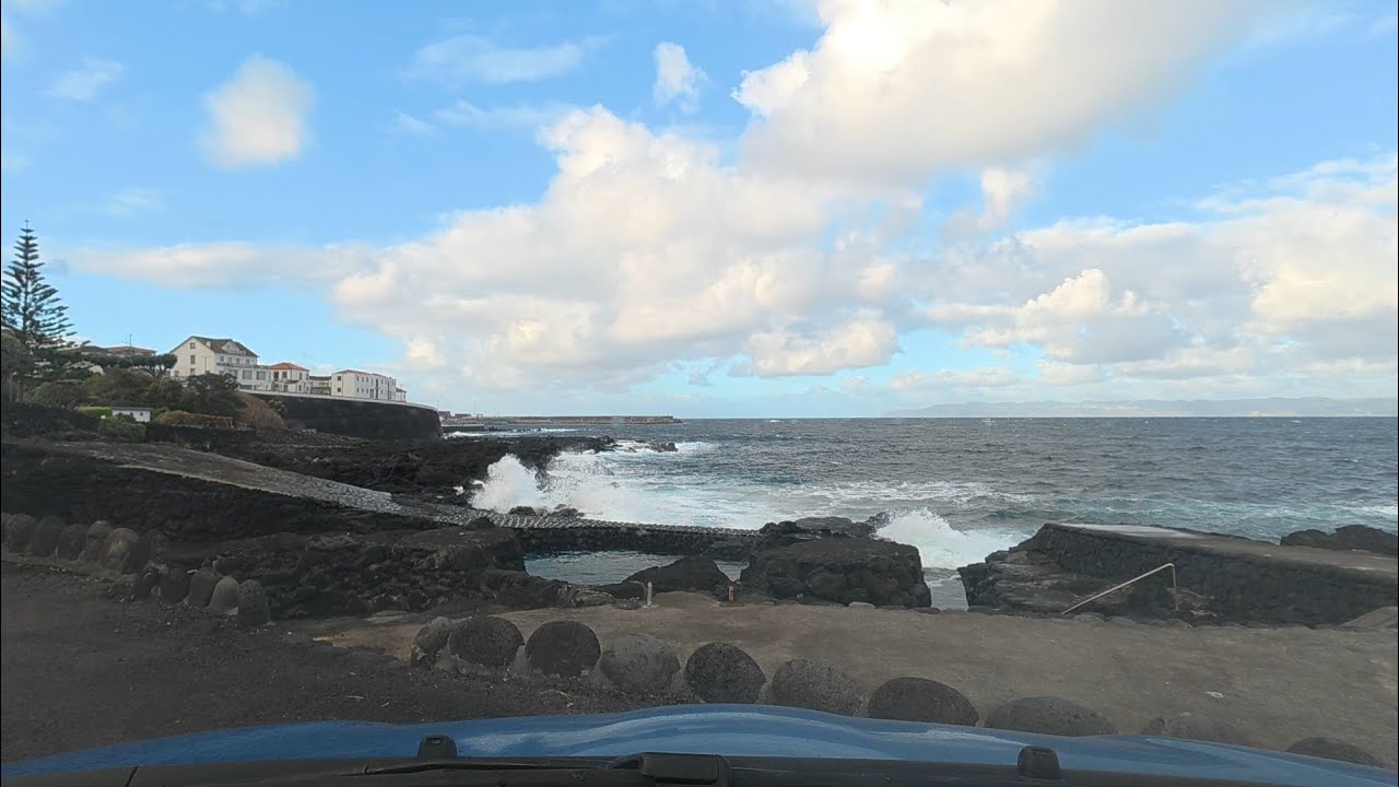 ASMR Driving from Monte to São Roque | Pico Island Azores | No Music