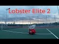 Lobster Elite 2 Tennis Ball Machine (In Action)