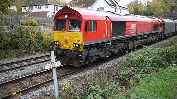 6M81 DB Cargo Class 66 66657 passing Wylds Lane Junction Worcester 7/11/25