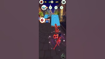 God HERO VS LADY  | Miraculous Ladybug Cat Noir | RUNNER Heroes  | #shorts #ladybug  #runnerheroes