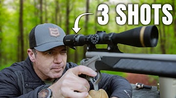 3 SHOT SIGHT-IN: How to Zero your Rifle in 3 Shots